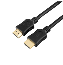 Кабель HDMI Cablexpert, 19M/19M, v2.0, позол. контакты, экран, 3 м, черный