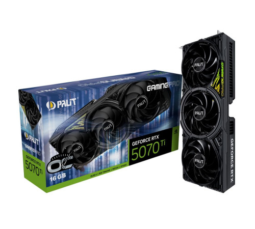 Видеокарта Palit RTX5070Ti GAMINGPRO OC 16GB, GDDR7/256-bit