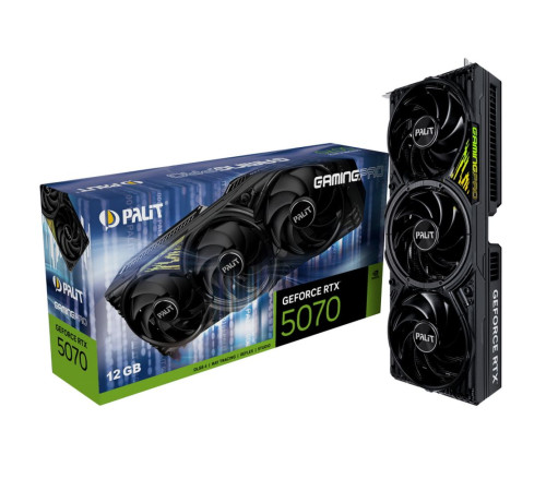 Видеокарта Palit RTX5070 GAMINGPRO 12GB, GDDR7/192bit