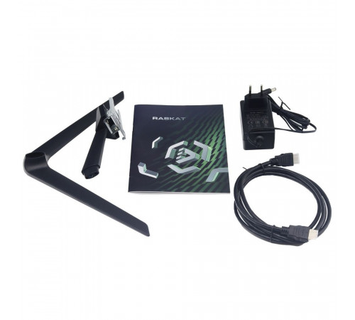 Монитор 23.8" Raskat I24F10DA (23.8", IPS, 1920*1080, VGA+HDMI+DP, 5ms, 178°/178°, 1000:1, 100Hz, Black)