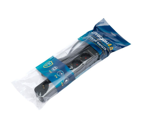 Сетевой фильтр Гарнизон EPS-5-B-2, 5 розеток, 2 м, черный