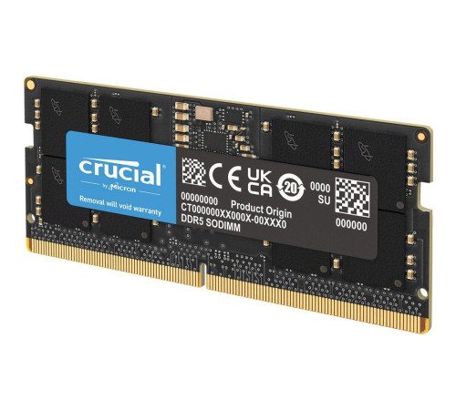 Модуль памяти Crucial 16GB DDR5 5600 SO DIMM Classic Non-ECC, CL46, 1.1V, RTL