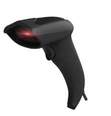 Сканер штрих-кодов Deli ES201, черный