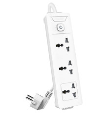 Сетевой  фильтр универсальный Deli ET401, 3 розетки, 3 м