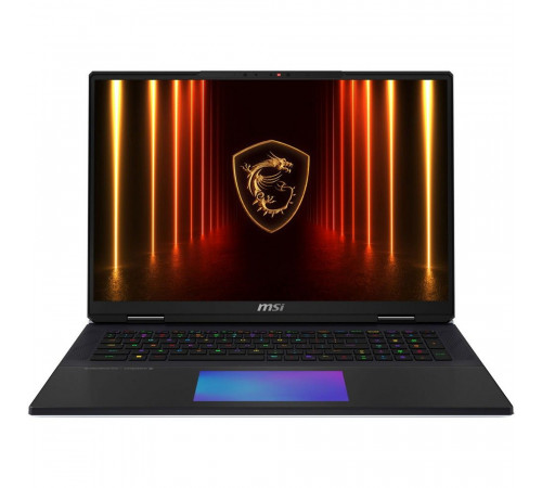 Ноутбук MSI Titan 18 HX AI A2XWJG-206RU Intel Core Ultra 9 285HX/64Gb (2*32 D5)/SSD4Tb/RTX5090 24Gb (175W)/18"/IPS/MiniLED/WQUXGA/3840x2400/120Hz/Win11/RJ-45/Black/3.6kg