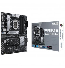 Материнская плата ASUS PRIME B660-PLUS D4 LGA 1700 ATX 4xDDR4 2xPCIEx16  2xPCIEx1 3xM.2 USB-C DP HDMI VGA 2.5GLAN