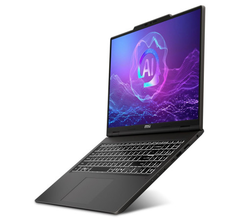 Ноутбук MSI Venture A16 AI+ A3HMG-027XRU AMD Ryzen AI 5 340/16Gb/SSD512Gb/16"/OLED/2K (2048*1280)/120Hz/NoOS/Solid Gray (9S7-261K21-027)