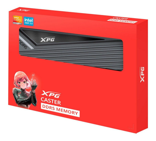 Модуль оперативной памяти XPG 32GB CASTER Gray DDR5 6400Mhz DIMM, Kit (2x16GB), RTL