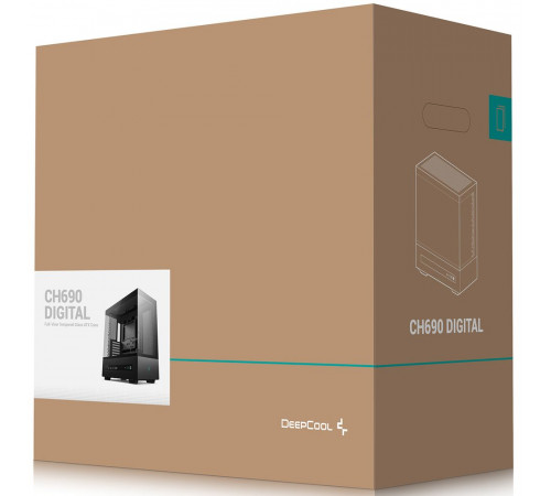 Корпус Deepcool CH690 DIGITAL, черный