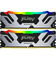 Модуль оперативной памяти Kingston 32GB FURY Renegade RGB XMP DDR5 6400Mhz DIMM, CL32, 1.4V, (Kit of 2) 1RX8 32-39-39  288-pin 16Gbit, OEM 