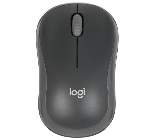 Мышь Logitech M186 черный/серый оптическая (1000dpi) беспроводная USB2.0 для ноутбука (2but)