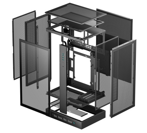 Корпус Deepcool CH270 DIGITAL, черный