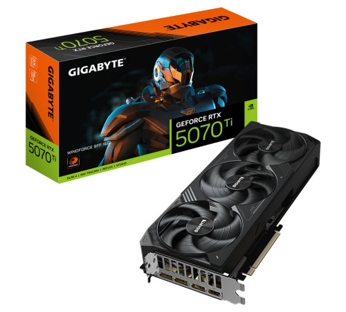 Видеокарта Gigabyte RTX5070Ti WINDFORCE SFF 16GB, GDDR7/256-bit