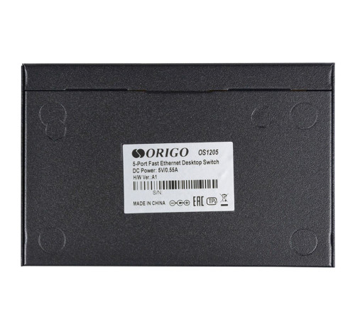 Коммутатор ORIGO OS1205/A1A, черный