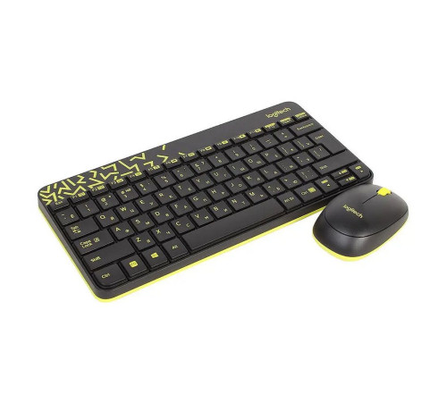 Комплект (клавиатура + мышь) беспроводный Logitech MK240, черный