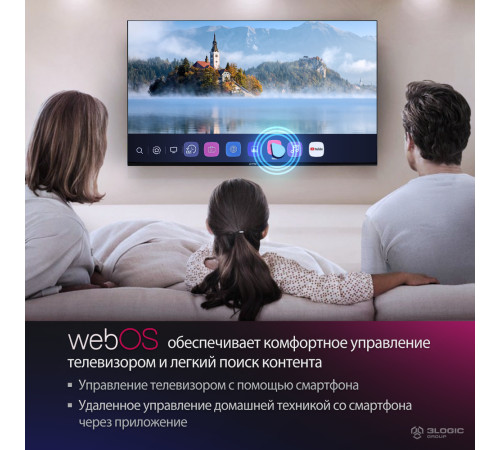 Телевизор LED 55" KTC 55UD-AWMB /UHD/WebOS/1.5-8Gb/Magic Remote