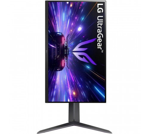 Монитор 27" LG 27GS65F-B IPS, 1920x1080, 180Hz, 1ms, 300сd/m, 1000:1, HDR10, HDMI(2.0), DP(1.4), HAS, Pivot, Swivel, ExPSU, Vesa 100, Black
