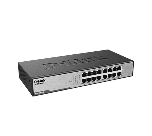 Коммутатор D-Link DES-1016D/I1A, черный