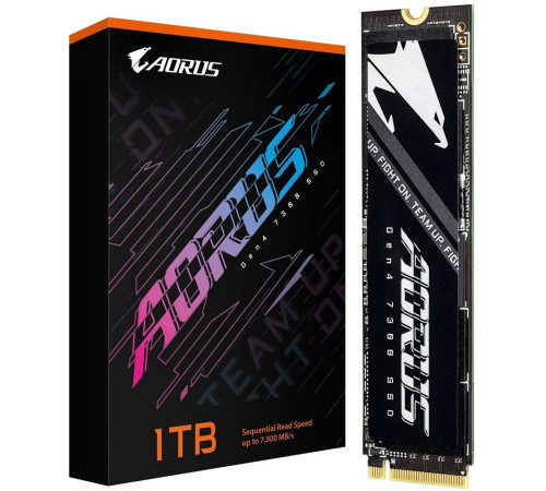 Твердотельный накопитель Gigabyte AORUS Gen4 7300, 1TB, M.2(22x80mm)