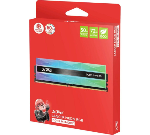Модуль оперативной памяти XPG 32GB LANCER RGB DDR5 DRAM Module kit 2*16gb, 7200Mhz, CL 34-46-46, 1.4V