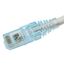 Патч-корд Hyperline U/UTP, Cat.6, LSZH, 10 м, серый