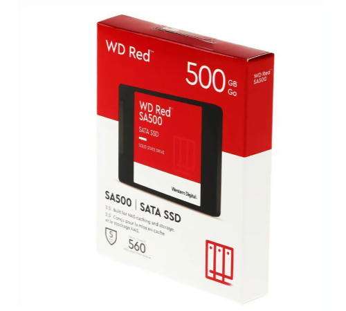 Твердотельный накопитель Western Digital Red SA500 WDS500G1R0A, 500GB, 2.5"