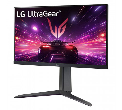 Монитор 23.8" LG 24GS65F-B  IPS, 1920x1080, 180Hz, 1ms, 300сd/m, 1000:1, HDR10 | HDMI(2.0), DP(1.4) | HAS, Pivot, Swivel, ExPSU, Vesa 100, Black