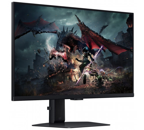 Монитор 27" SAMSUNG S27DG502EI Odyssey G5 G50D QHD IPS, 2560x1440, 180Hz, 1ms, 350сd/m, 1000:1, HDR10, HDMI(2.0), DP(1.2), HAS, Pivot, Swivel, ExPSU, Vesa 100, Black