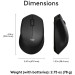 Мышь беспроводная Logitech M330 Silent Plus, черный