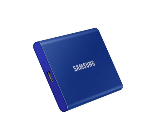 Внешний накопитель SSD 2TB Samsung T7, USB 3.2, синий