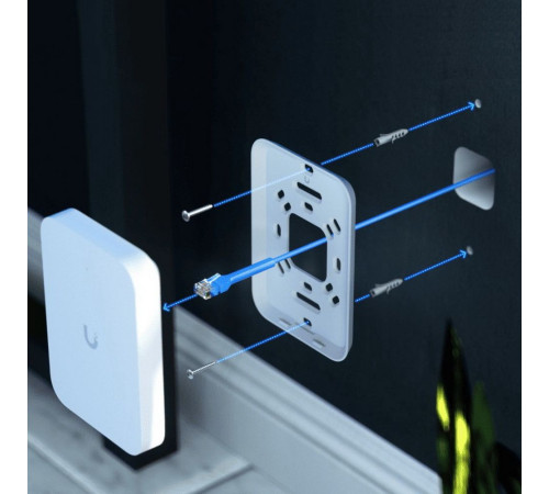 Точка доступа Wi-Fi Ubiquiti UniFi 7 AP In-Wall, белый