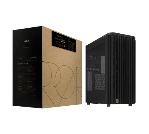 Корпус ASUS PROART PA401 WOOD MESH, черный