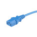 Кабель питания Hyperline PWC-IEC13-SHM-1.8-BL, (Schuko+C13), (3x0.75), 10A, угловая вилка, 1.8 м, синий