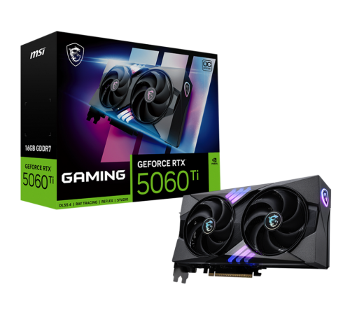 Видеокарта MSI RTX5060Ti GAMING OC 16GB, GDDR7/128-bit