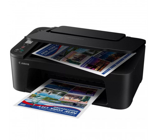 МФУ струйное Canon Pixma TS3640, A4, цветная печать, 4 стр/мин, 4800x1200 dpi, USB/WiFi, чёрный корпус (6670C007(AA))