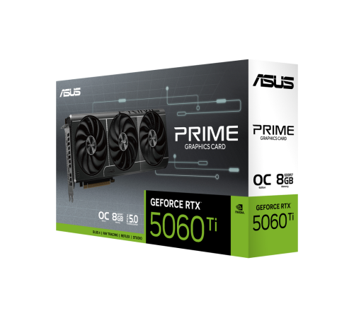 Видеокарта ASUS RTX5060Ti PRIME OC 8GB, GDDR7/128-bit