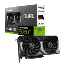 Видеокарта ASUS RTX5060Ti DUAL OC 8GB, GDDR7/128-bit