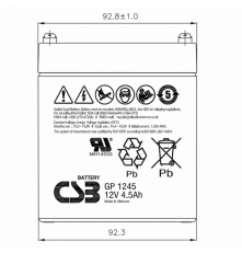 Аккумуляторная батарея CSB GP1245