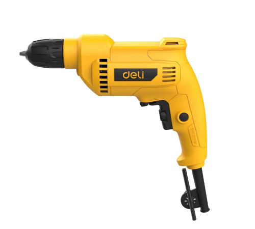 Дрель сетевая Deli DL-DZ10-E2 (500Вт, 0-3300 об/мин, быстрозажимной патрон 10 мм)