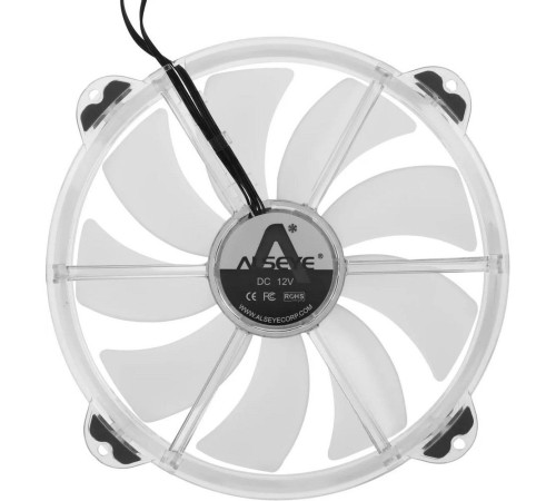 Вентилятор для корпуса ALSEYE CF200, прозрачный/белый