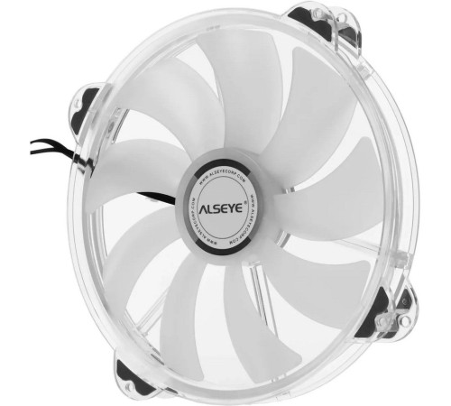 Вентилятор для корпуса ALSEYE CF200, прозрачный/белый