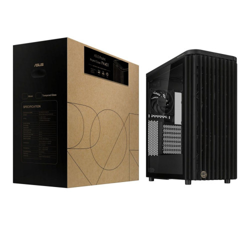Корпус ASUS PROART PA401 WOOD TG, черный