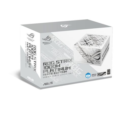 Блок питания 1000 Вт ASUS ROG-STRIX-1000P-GAMING, белый