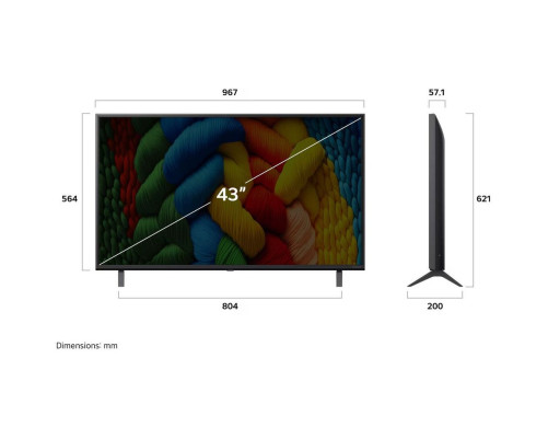 Телевизор NANO LED 43" LG 43NANO81A6A.ARUG Телевизор NANO LED 43" LG 43NANO81A6A.ARUG