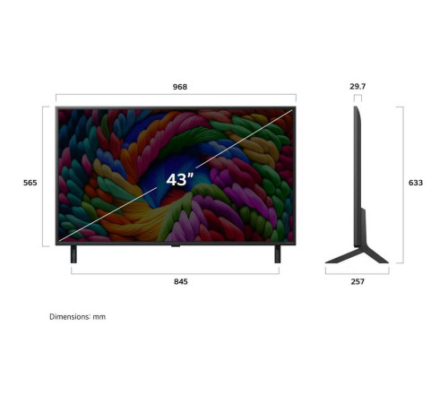 Телевизор NANO 43" LED LG 43NANO90A6B.ARUG