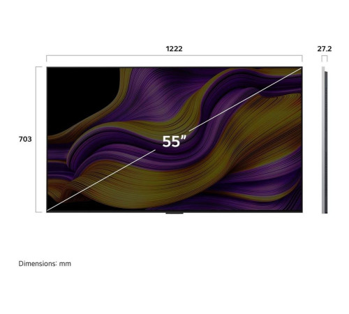 Телевизор OLED 55" LG OLED55G5RLA.ARUG