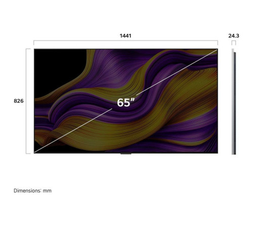 Телевизор OLED 65" LG OLED65G5RLA.ARUG