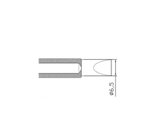 Жало со встроенным нагревателем, T150-6.5D