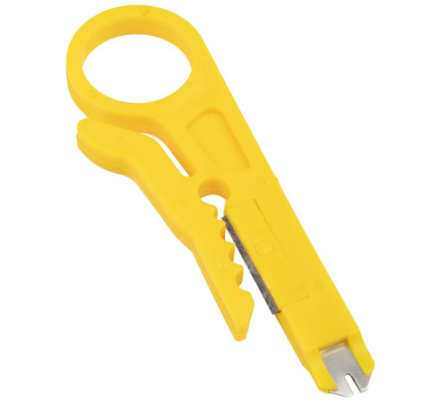 Инструмент обжимной Hyperline WRline WR-504 для зачистки кабеля и заделки витой пары, 110 тип