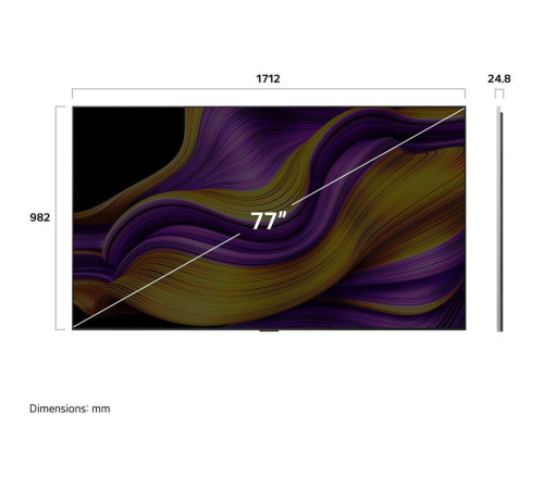 Телевизор OLED 77" LG OLED77G5RLA.ARUG
